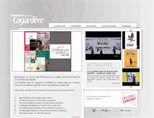 Tablet Screenshot of fondation-jeanluclagardere.com